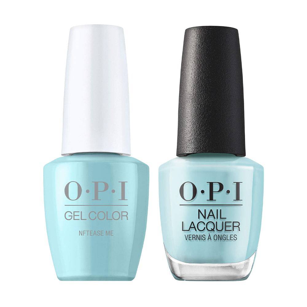 OPI GelColor + Matching Lacquer NFTease Me #S006 - Universal Nail Supplies