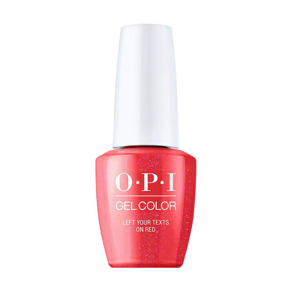 OPI GelColor Left Your Texts On Red #S010 - Universal Nail Supplies