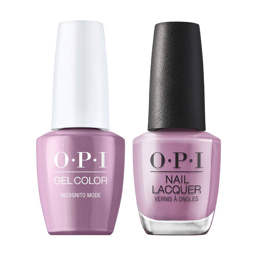 OPI GelColor + Matching Lacquer Incognito Mode #S011 - Universal Nail Supplies