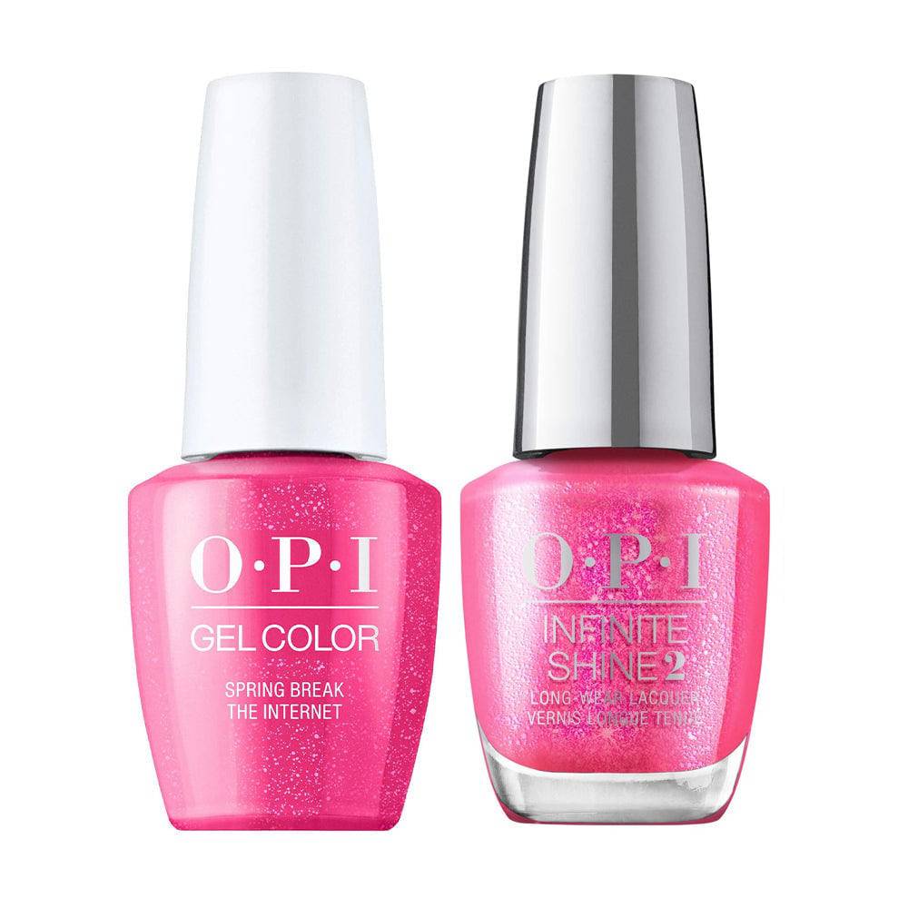 OPI GelColor + Infinite Shine Spring Break The Internet #S009 - Universal Nail Supplies