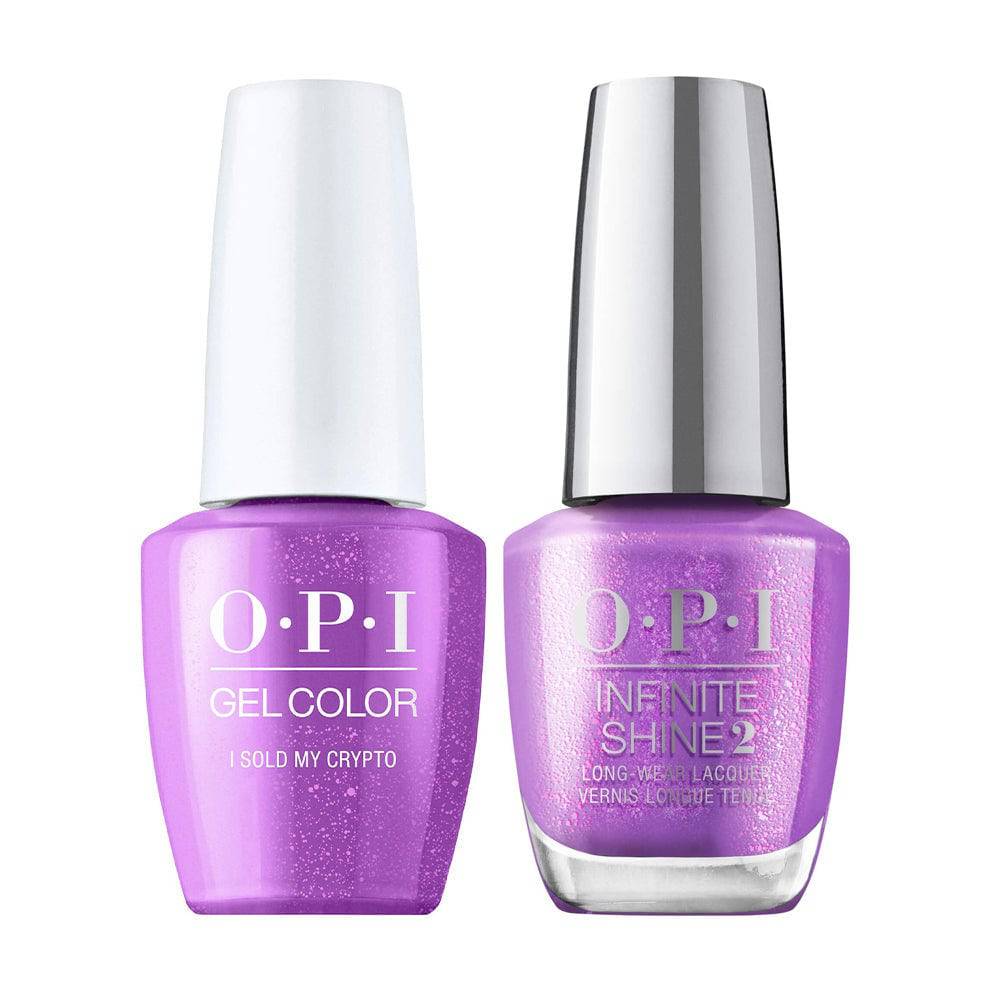 OPI GelColor + Infinite Shine I Sold My Crypto #S012 - Universal Nail Supplies