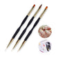 Double Head UV Gel Nail Brush Drawing Pen Painting Tools 3Pcs/Set - Universal Nail Supplies