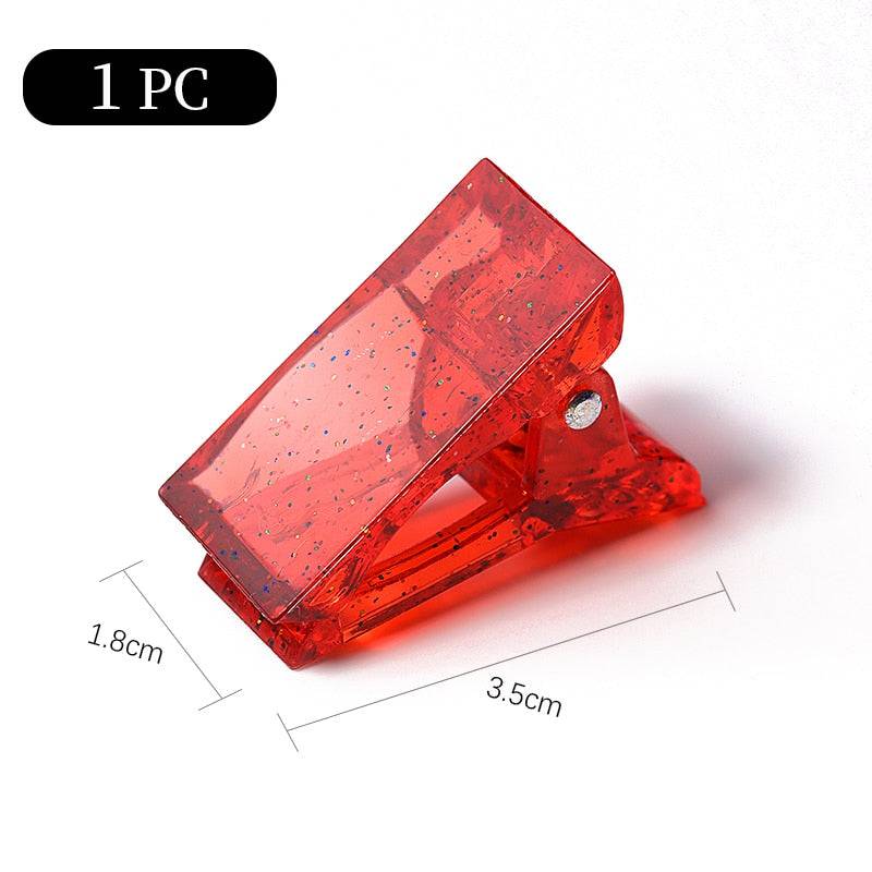 Acrylic Nail Tips Clips Quick Extension Plastic Extension Clamp Assistant - Universal Nail Supplies