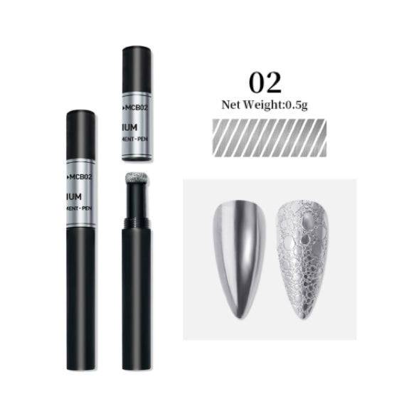 Mirror Cushion Magic Pen Chrome Effect Metallic Color - Universal Nail Supplies