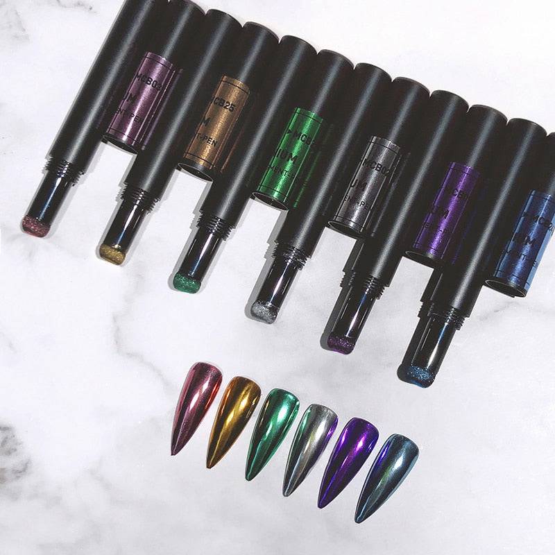 Mirror Cushion Magic Pen Chrome Effect Metallic Color - Universal Nail Supplies