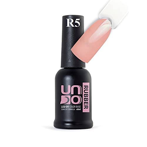 UNO Color Rubber Base French Cover Base Soak Off Formula Gel Polish (R5) - Universal Nail Supplies