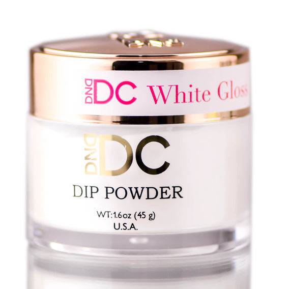 DND DC DIPPING POWDER - White Gloss - Universal Nail Supplies