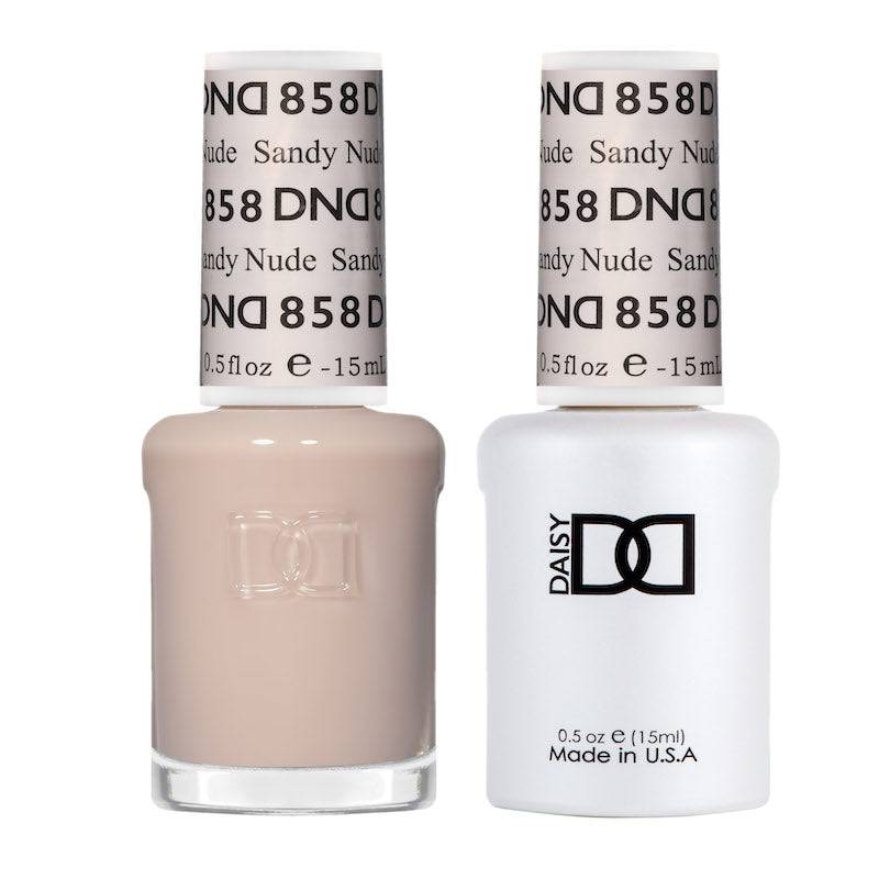 DND Daisy Gel Duo - Sandy Nude #858 - Universal Nail Supplies