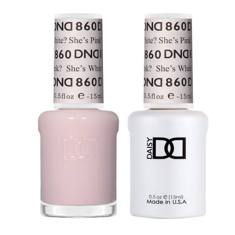 DND Daisy Gel Duo - She’s White? She’s Pink? #860 - Universal Nail Supplies