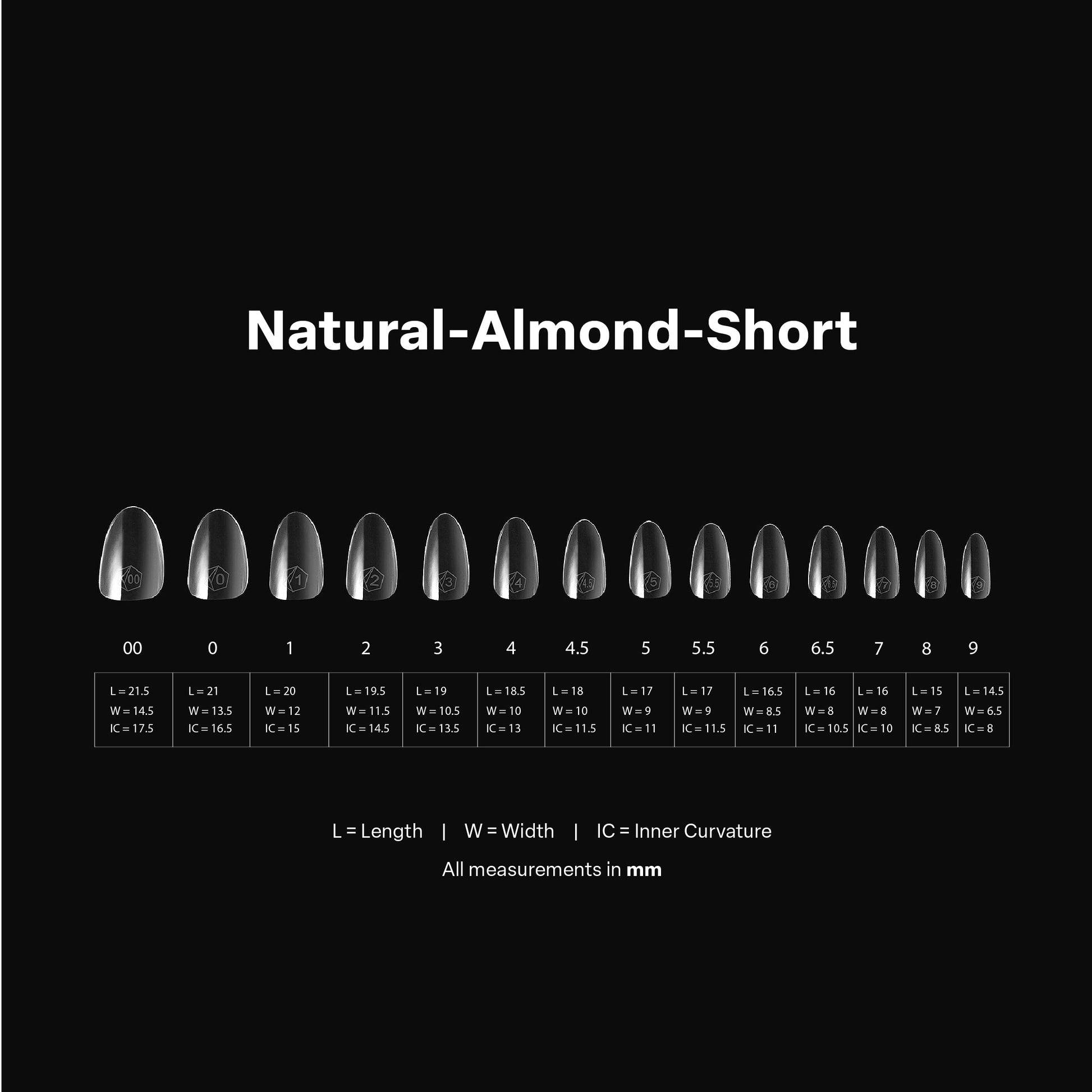 Aprés Nail Gel-X Extensions - Natural Almond Short V2 - Universal Nail Supplies