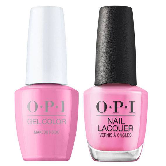 OPI GelColor + Matching Lacquer Makeout-Side #P002 - Universal Nail Supplies