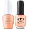 OPI GelColor + Matching Lacquer Sanding In Stilettos #P004
