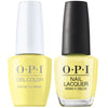 OPI GelColor + Matching Lacquer Stay Out All Bright #P008 (Clearance)