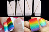 Soft Triangle Nail Art Transfer Sponge Gradient Coloring Stamping 8 Pcs.