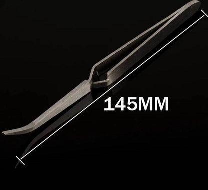 Nail Art Shaping Tweezers Stainless Steel Multi-Function Clip Tip Manicure Tool - Universal Nail Supplies