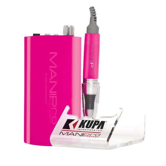 Kupa Portable Mani-Pro Passport Drill (Melrose Pink) - KP-60 Handpiece - Universal Nail Supplies