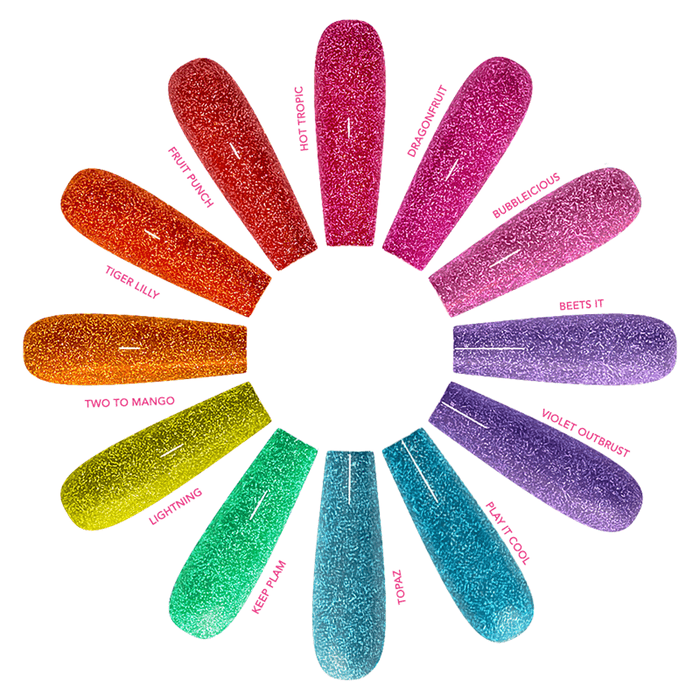 Kiara Sky Soak Off DiamondFX Brights Gel Polish - Violet Outburst GFX117 - Universal Nail Supplies