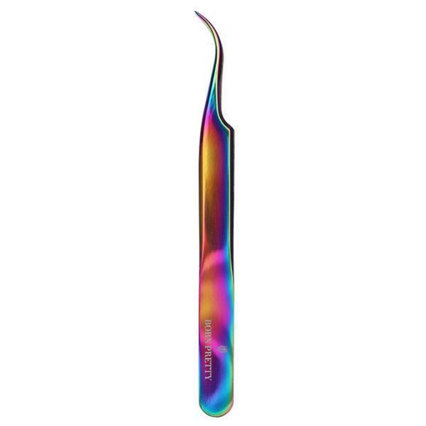 Born Pretty - Rainbow Tweezers Set of 2 #38328-1 & #38328-2 - Universal Nail Supplies