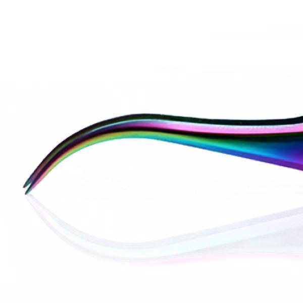 Born Pretty - Rainbow Tweezers Set of 2 #38328-1 & #38328-2 - Universal Nail Supplies