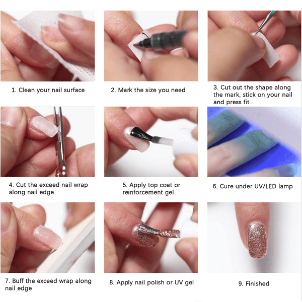 Self Stick Silk Nail Protector Wrap - Universal Nail Supplies