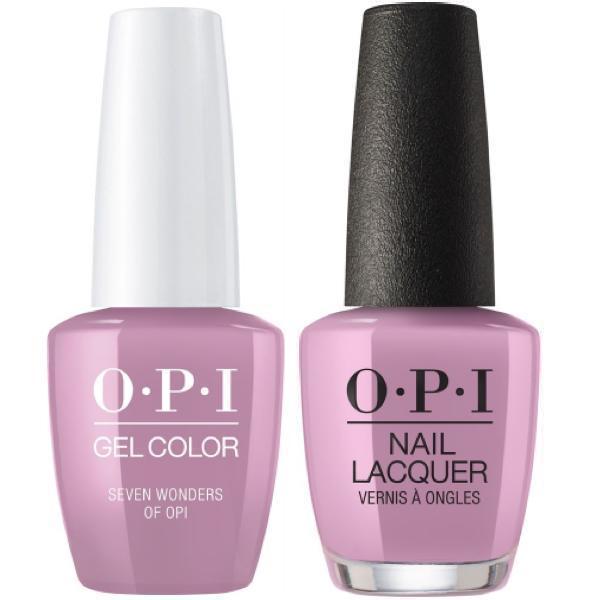 OPI GelColor + Matching Lacquer Seven Wonders of OPI #P32 - Universal Nail Supplies