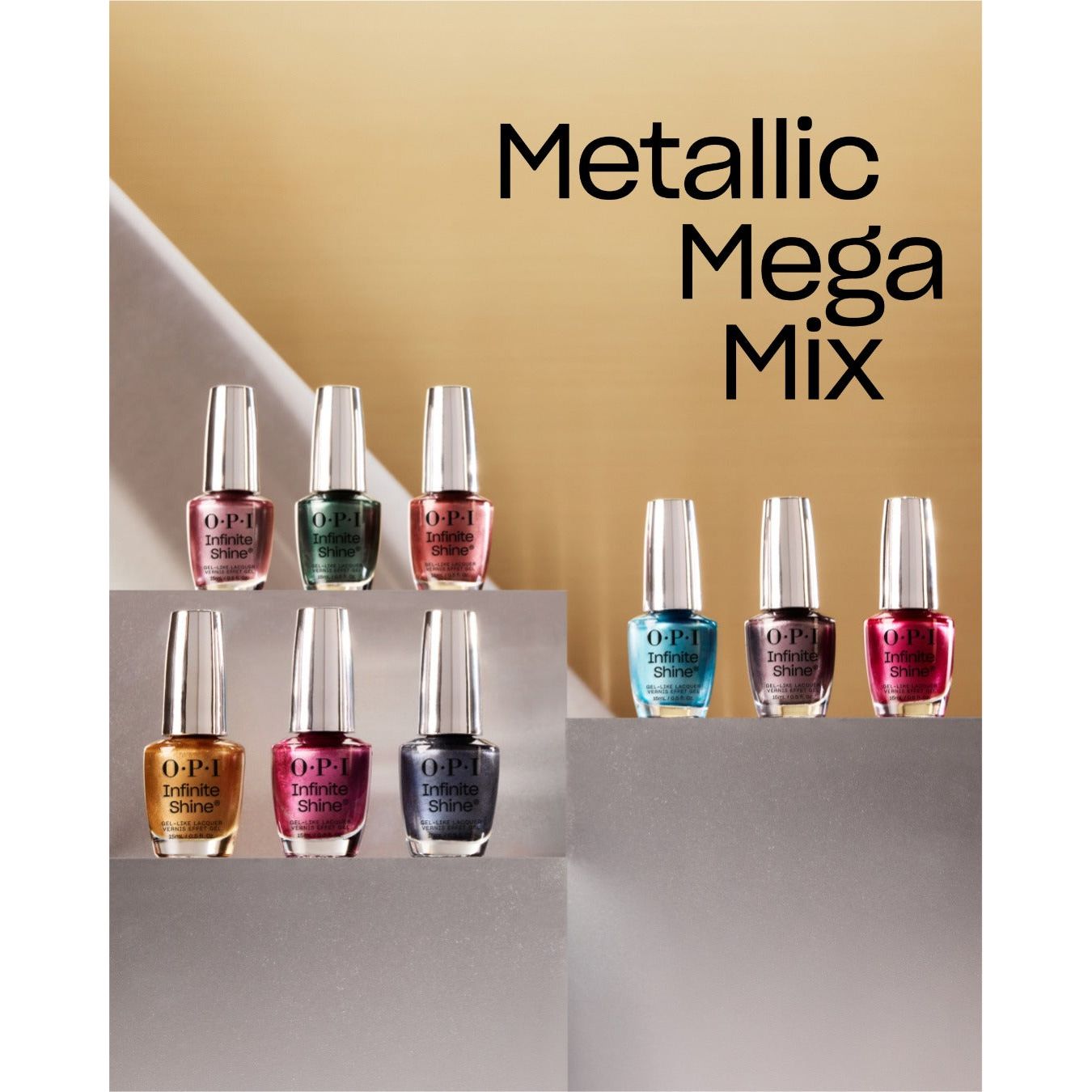 OPI Infinite Shine Fall Metallic Mega Mix Collection 2024 Universal