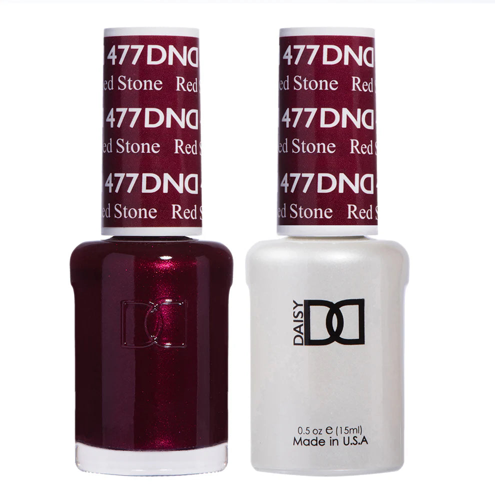 DND Daisy Gel Duo - Red Stone #477 - Universal Nail Supplies