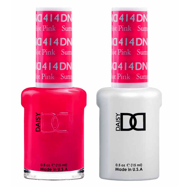DND Daisy Gel Duo - Summer Hot Pink #414 - Universal Nail Supplies