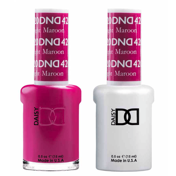 DND Daisy Gel Duo - Bright Maroon #420 - Universal Nail Supplies