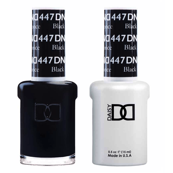 DND Daisy Gel Duo - Black Licorice #447 - Universal Nail Supplies