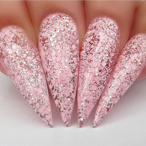 Kiara Sky Gel + Matching Lacquer - Pinking Of Sparkle #496 (Clearance) - Universal Nail Supplies