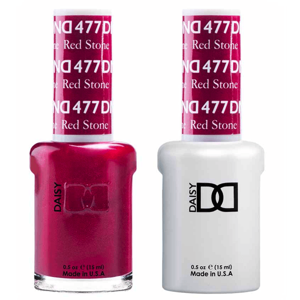 DND Daisy Gel Duo - Red Stone #477 - Universal Nail Supplies
