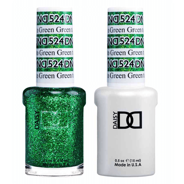 DND Daisy Gel Duo - Green To Green #524 - Universal Nail Supplies