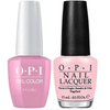 OPI GelColor + Matching Lacquer It's A Girl #H39
