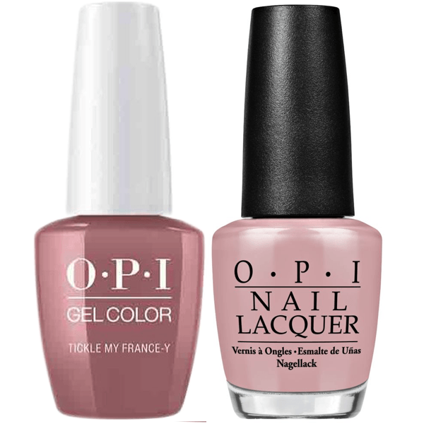 OPI GelColor + Matching Lacquer Tickle My France-y #F16 - Universal Nail Supplies
