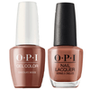 OPI GelColor + Matching Lacquer Chocolate Moose #C89
