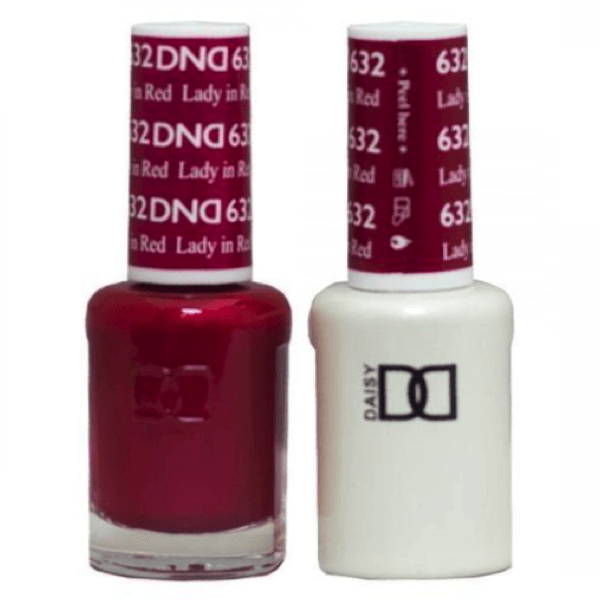 DND Daisy Gel Duo - Lady In Red #632 - Universal Nail Supplies