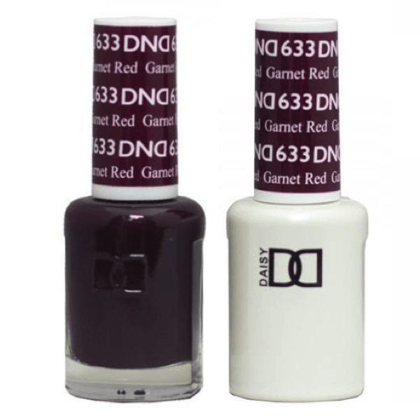 DND Daisy Gel Duo - Garnet Red #633 - Universal Nail Supplies