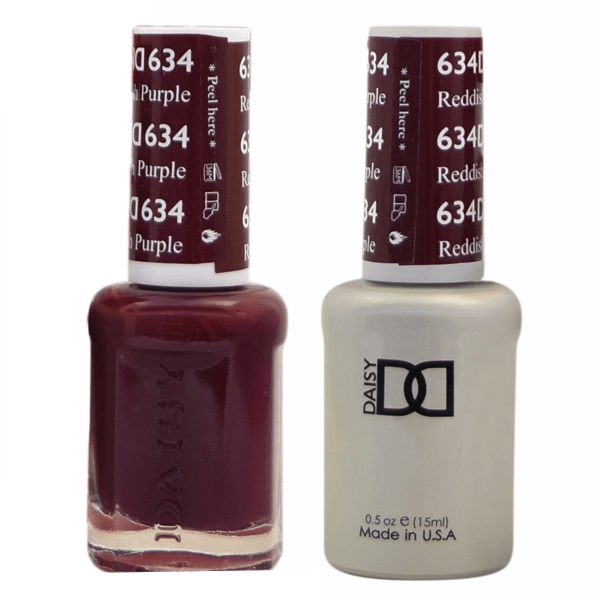 DND Daisy Gel Duo - Reddish Purple #634 - Universal Nail Supplies