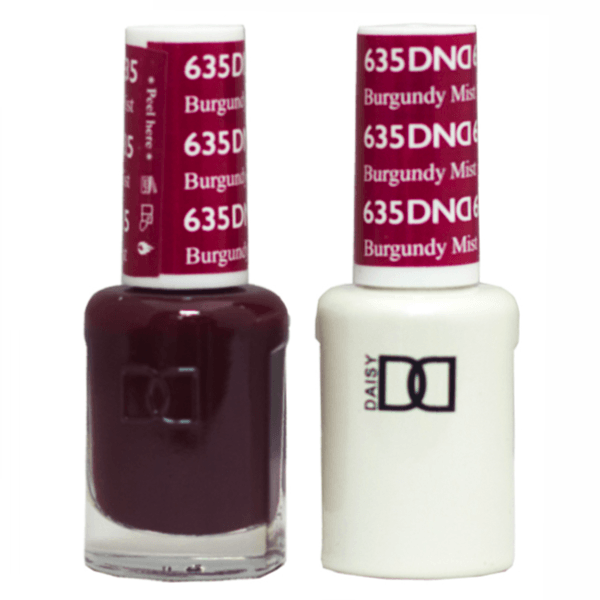 DND Daisy Gel Duo - Burgundy Mist #635 - Universal Nail Supplies