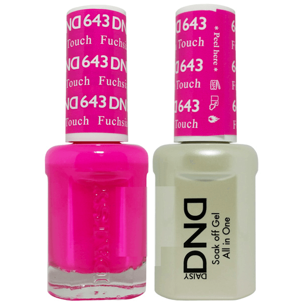DND Daisy Gel Duo - Fuchsia Touch #643 - Universal Nail Supplies