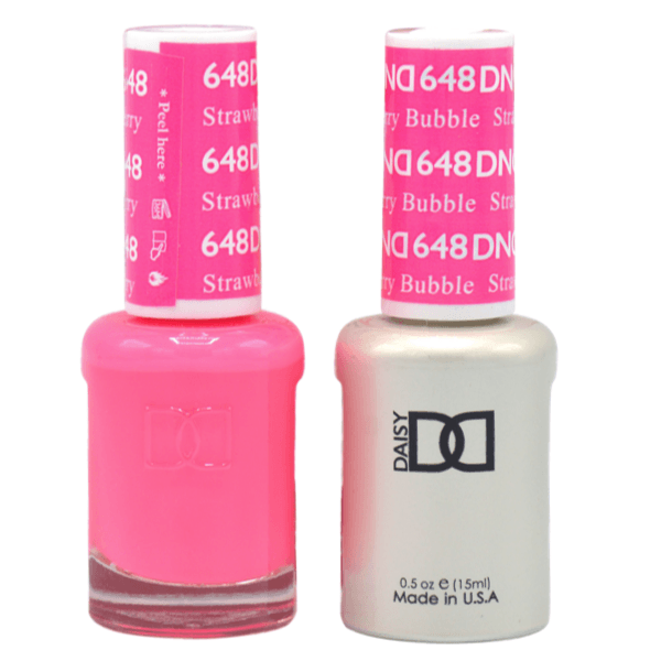 DND Daisy Gel Duo - Strawberry Bubble #648 - Universal Nail Supplies