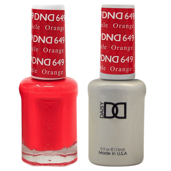 DND Daisy Gel Duo - Orange Creamsicle #649 - Universal Nail Supplies