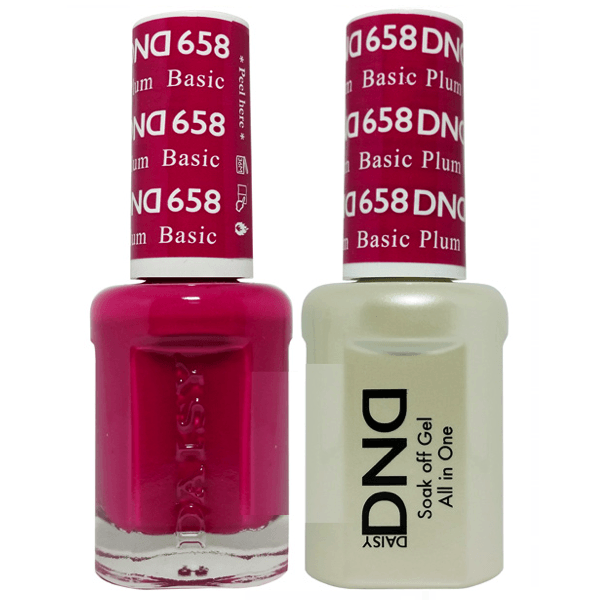 DND Daisy Gel Duo - Basic Plum #658 - Universal Nail Supplies