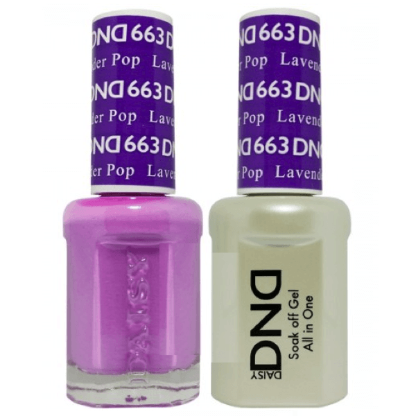 DND Daisy Gel Duo - Lavender Pop #663 - Universal Nail Supplies