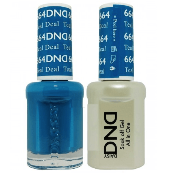 DND Daisy Gel Duo - Teal Deal #664 - Universal Nail Supplies