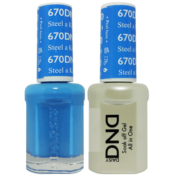 DND Daisy Gel Duo - Steel A Kiss #670 - Universal Nail Supplies