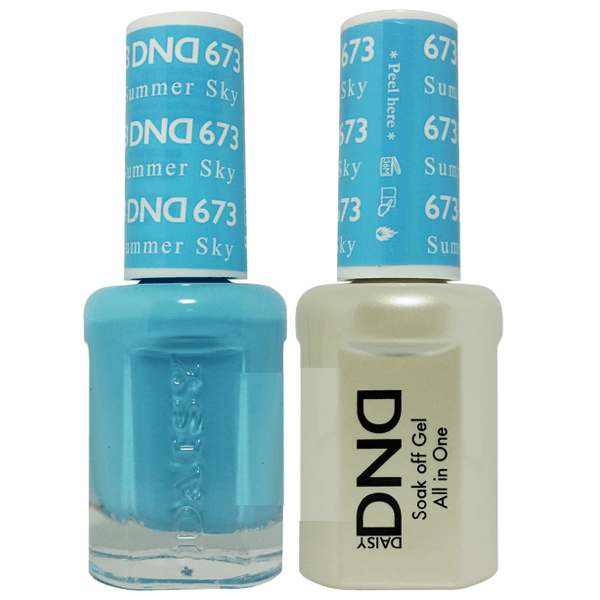 DND Daisy Gel Duo - Summer Sky #673 - Universal Nail Supplies