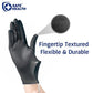 Safe Health Nitrile Black Industrial Disposable Gloves - Black 100pcs