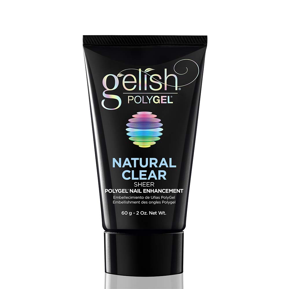 Gelish PolyGel Brand Nail Enhancement, Natural Clear 2 Oz - Universal Nail Supplies